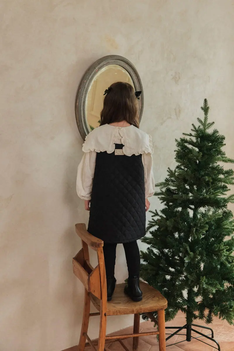 A-Market - Korean Children Fashion - #littlefashionista - Embossing One-piece - 6
