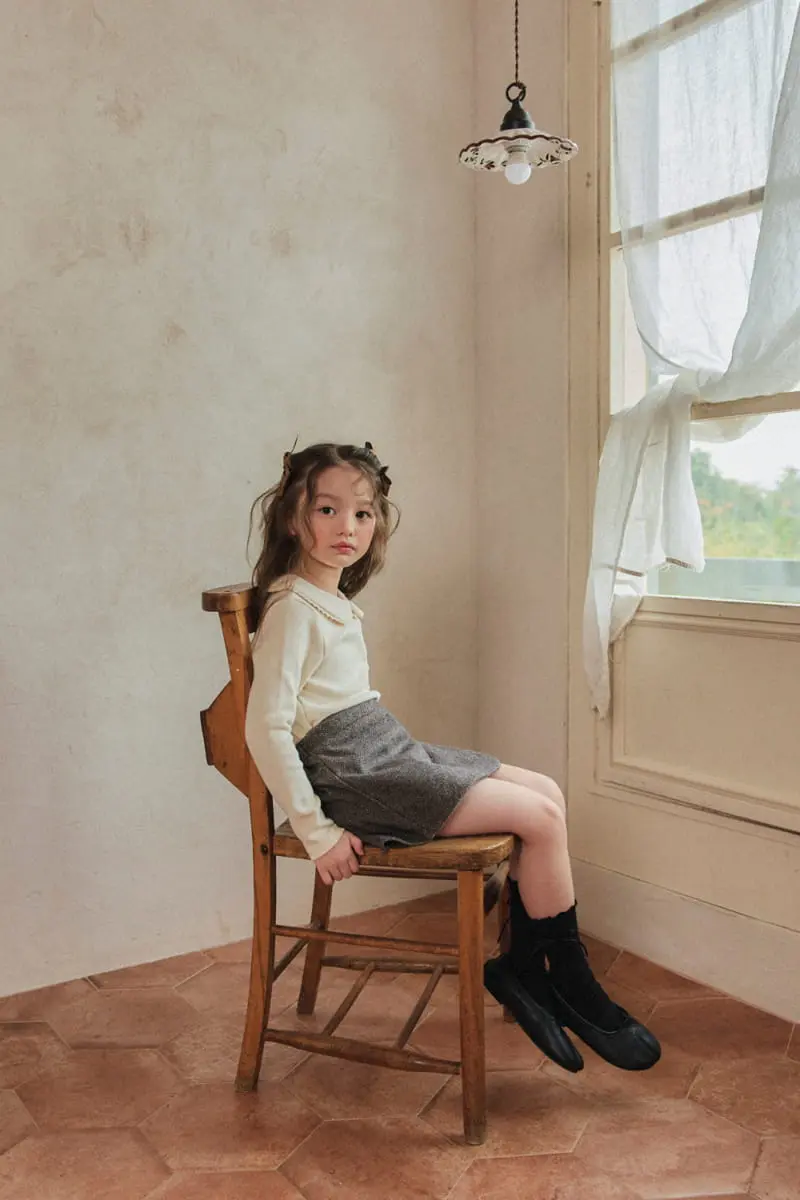 A-Market - Korean Children Fashion - #magicofchildhood - Toson Collar Tee - 2