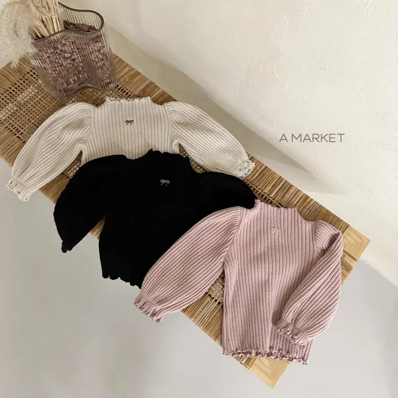 A-Market - Korean Children Fashion - #magicofchildhood - Big Puff Blouse