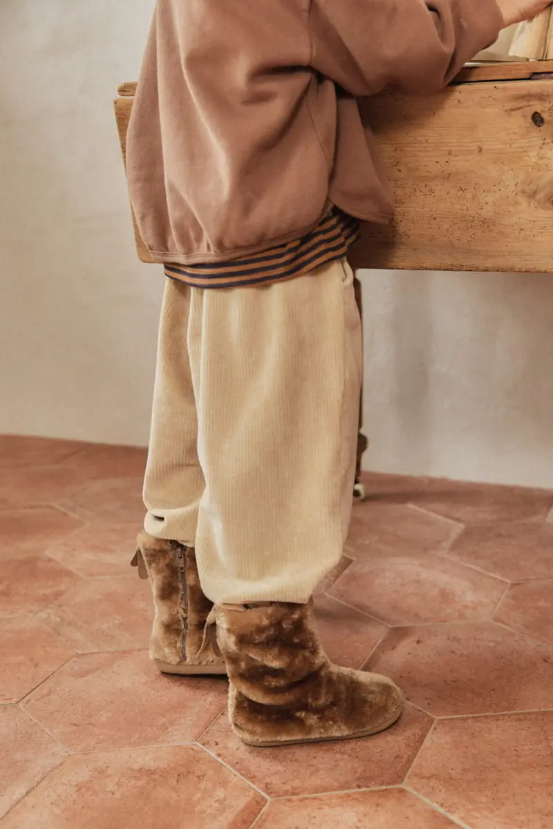 A-Market - Korean Children Fashion - #magicofchildhood - Fleece Rib Pants - 12