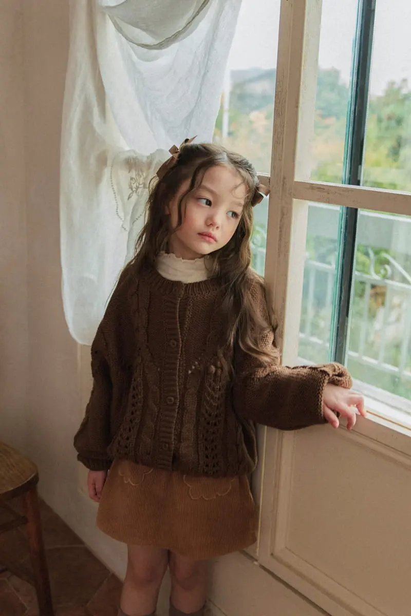 A-Market - Korean Children Fashion - #magicofchildhood - Sol Bell Knit Cardigan - 12