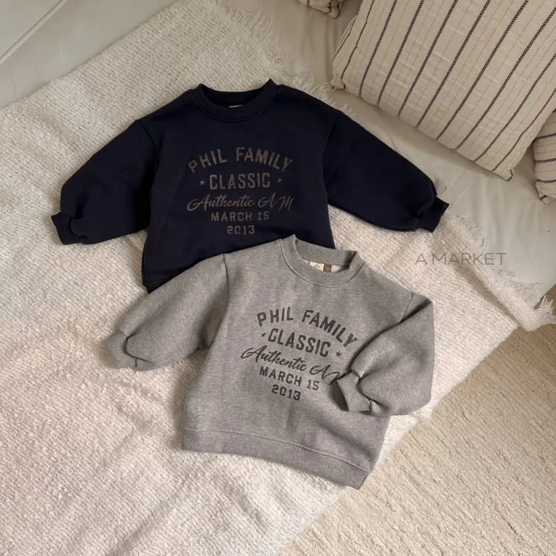 A-Market - Korean Children Fashion - #minifashionista - Familly Sweatshirt