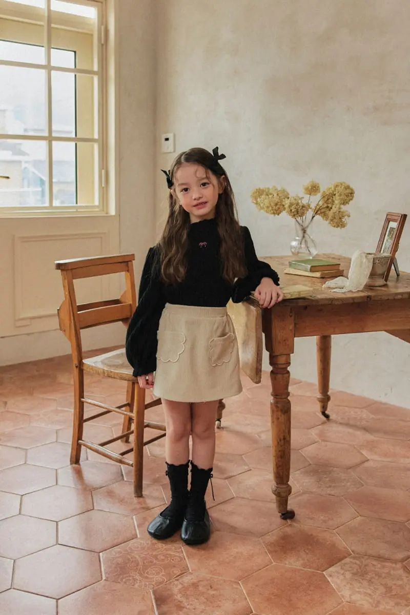 A-Market - Korean Children Fashion - #prettylittlegirls - Big Puff Blouse - 3