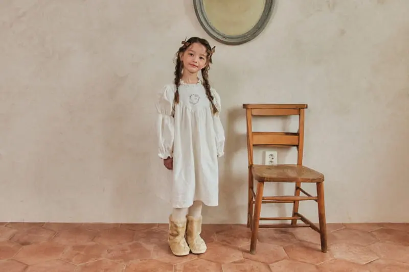 A-Market - Korean Children Fashion - #prettylittlegirls - Princess Flower One-piece - 8