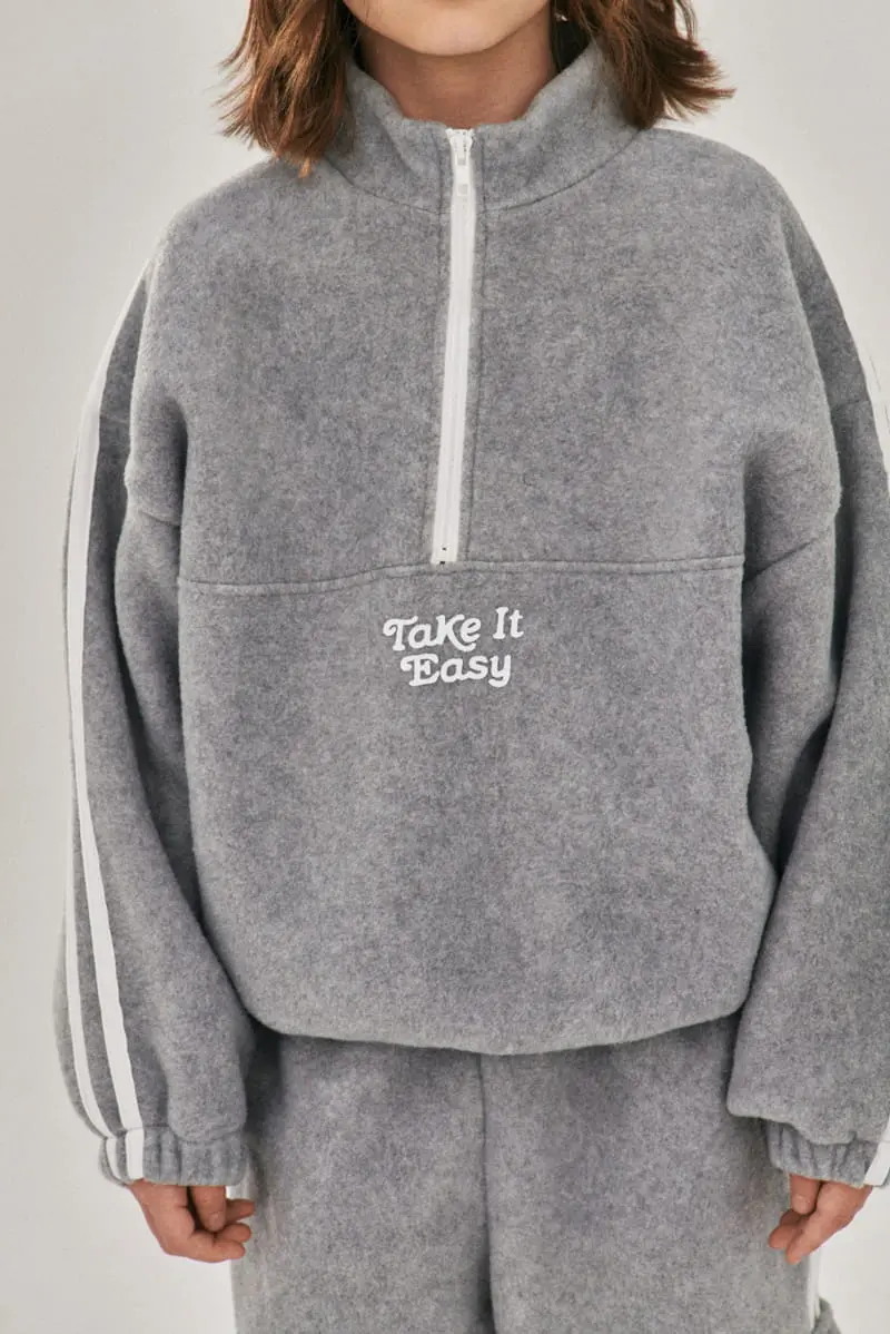 A-Market - Korean Children Fashion - #prettylittlegirls - Easy Fleece Anorak - 4