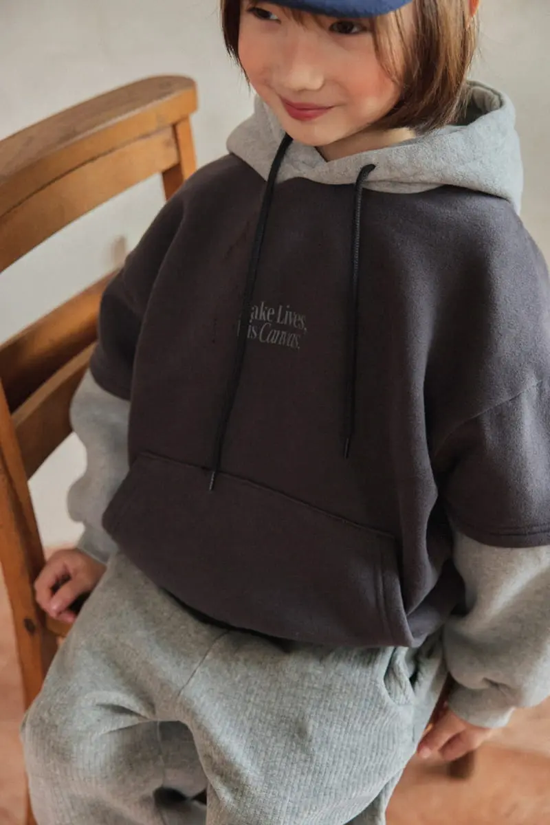 A-Market - Korean Children Fashion - #todddlerfashion - Make Color Hoody Tee - 3
