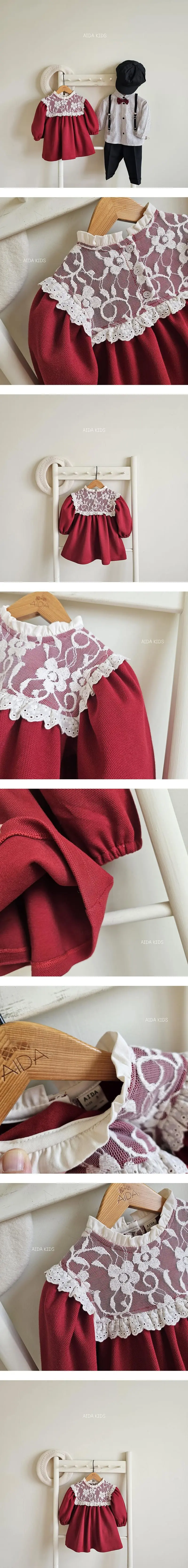 Aida - Korean Children Fashion - #designkidswear - Home Party One-piece