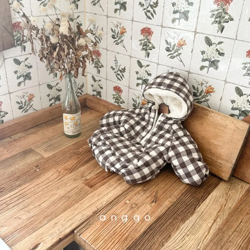 Anggo - Korean Baby Fashion - #babyboutiqueclothing - Choco Popcorn Anorak Romper