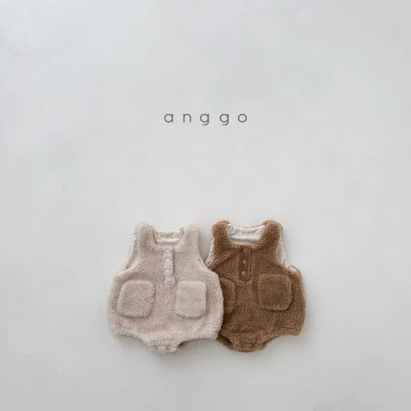 Anggo - Korean Baby Fashion - #babyootd - Creamy Overalls - 10