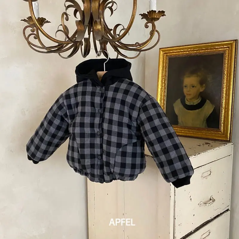 Apfel - Korean Children Fashion - #Kfashion4kids - Oreo Hoody Padding Jumper - 8