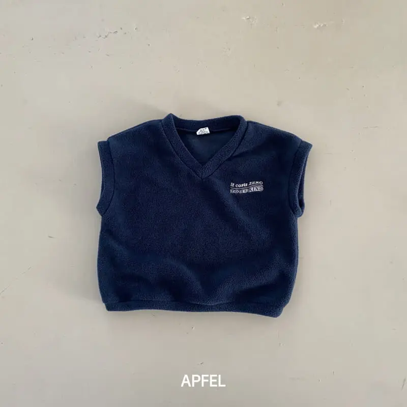 Apfel - Korean Children Fashion - #discoveringself - Cloud V Neck Vest - 2