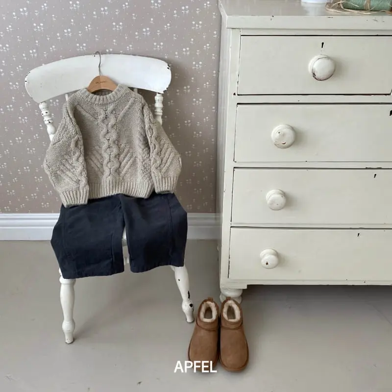 Apfel - Korean Children Fashion - #fashionkids - Cozy Knit Tee - 12