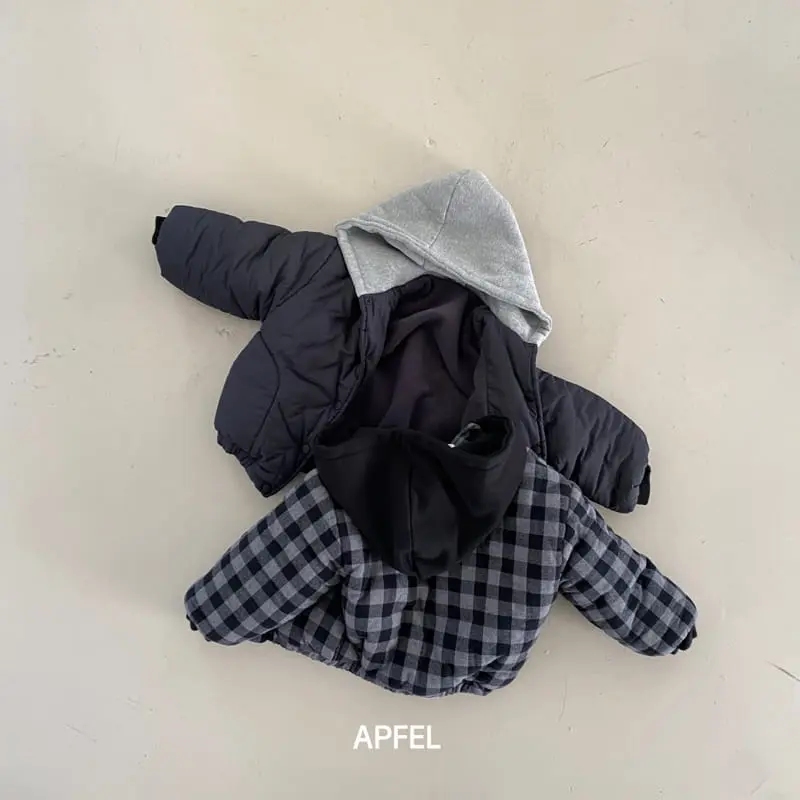 Apfel - Korean Children Fashion - #kidsshorts - Oreo Hoody Padding Jumper - 5