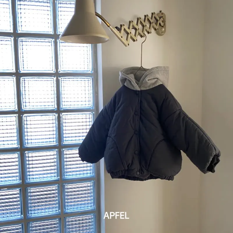Apfel - Korean Children Fashion - #kidsshorts - Enco Hoody Padding Jumper - 3