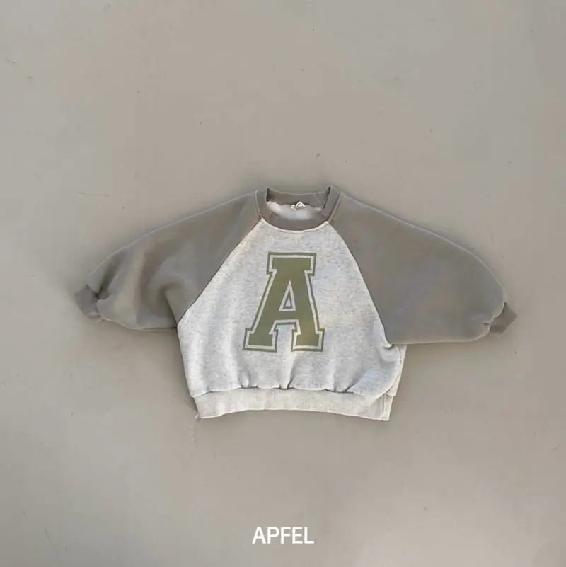 Apfel - Korean Children Fashion - #kidsshorts - A Sweatshirt - 3