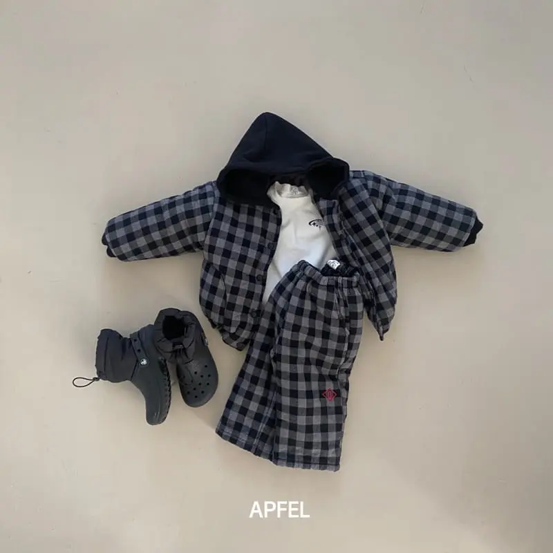 Apfel - Korean Children Fashion - #kidsstore - Oreo Hoody Padding Jumper - 6