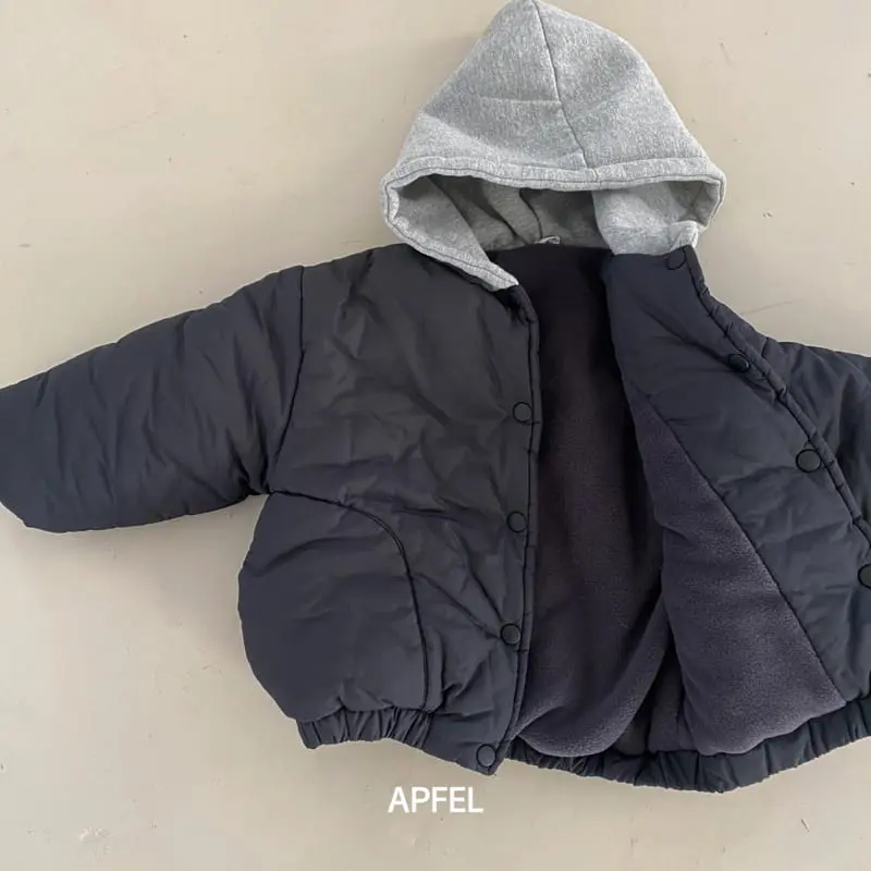 Apfel - Korean Children Fashion - #kidsstore - Enco Hoody Padding Jumper - 4