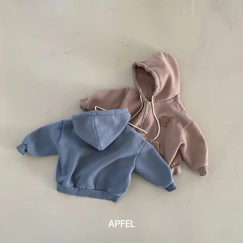 Apfel - Korean Children Fashion - #kidzfashiontrend - Vanila Hoody Zip-up