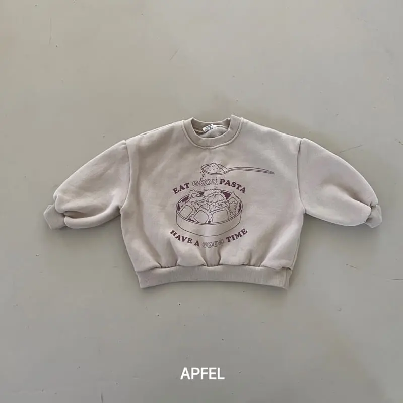 Apfel - Korean Children Fashion - #littlefashionista - Pasta Sweatshirt - 2