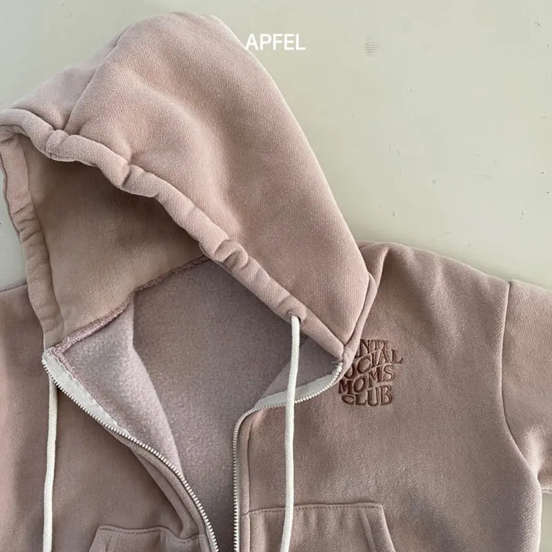 Apfel - Korean Children Fashion - #littlefashionista - Vanila Hoody Zip-up - 4