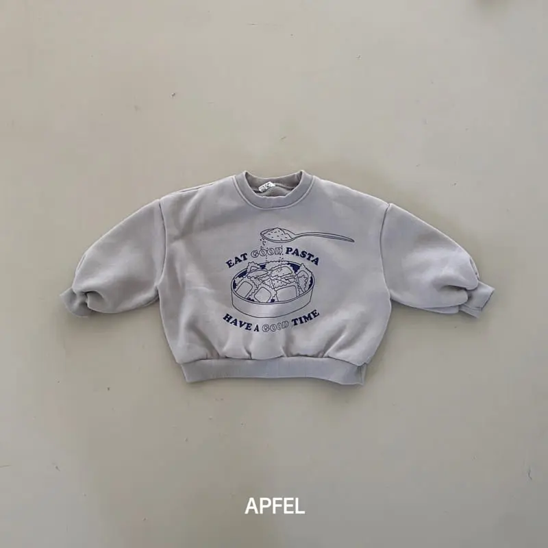 Apfel - Korean Children Fashion - #magicofchildhood - Pasta Sweatshirt - 3