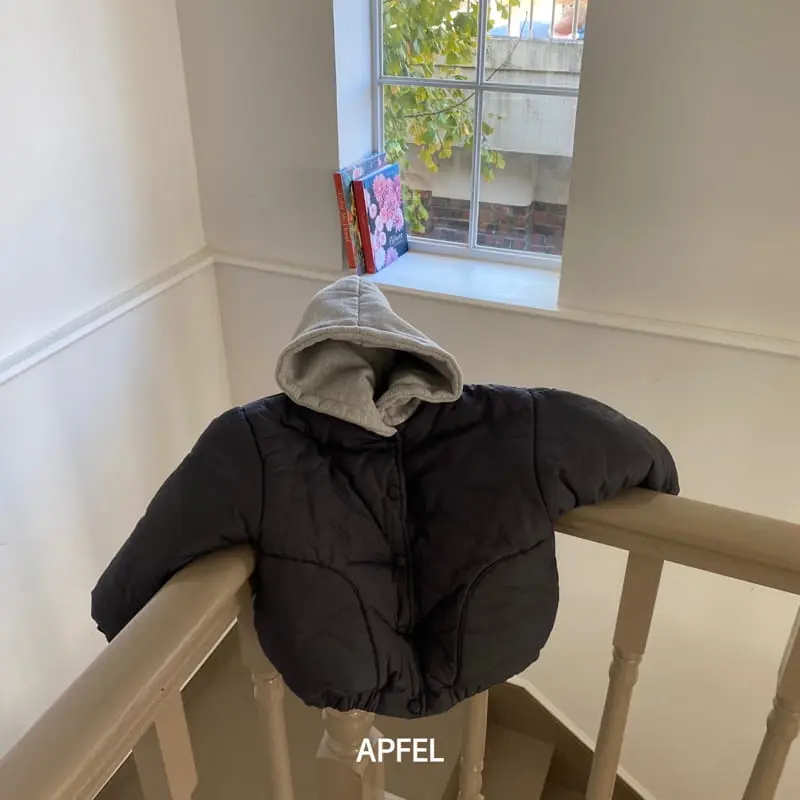 Apfel - Korean Children Fashion - #minifashionista - Enco Hoody Padding Jumper - 8