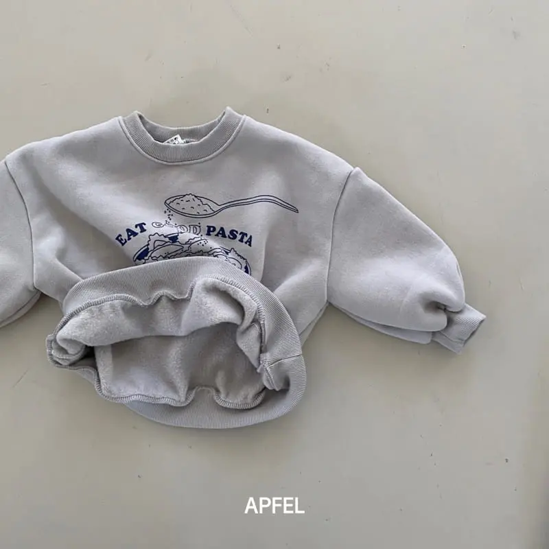 Apfel - Korean Children Fashion - #prettylittlegirls - Pasta Sweatshirt - 5
