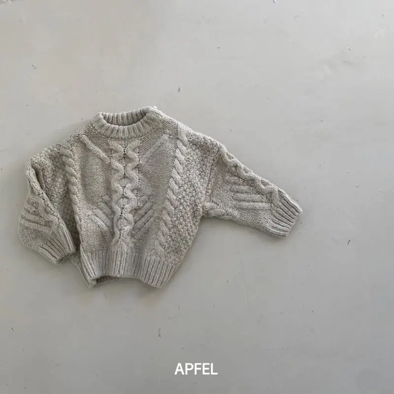 Apfel - Korean Children Fashion - #prettylittlegirls - Cozy Knit Tee - 6