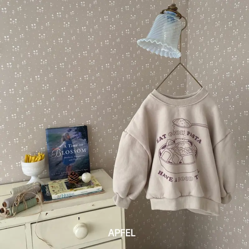 Apfel - Korean Children Fashion - #todddlerfashion - Pasta Sweatshirt - 6