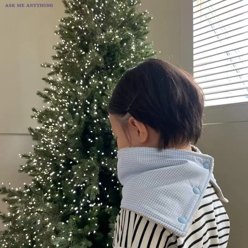 Ask Me Anything - Korean Children Fashion - #discoveringself - Check Neck Warmer - 4
