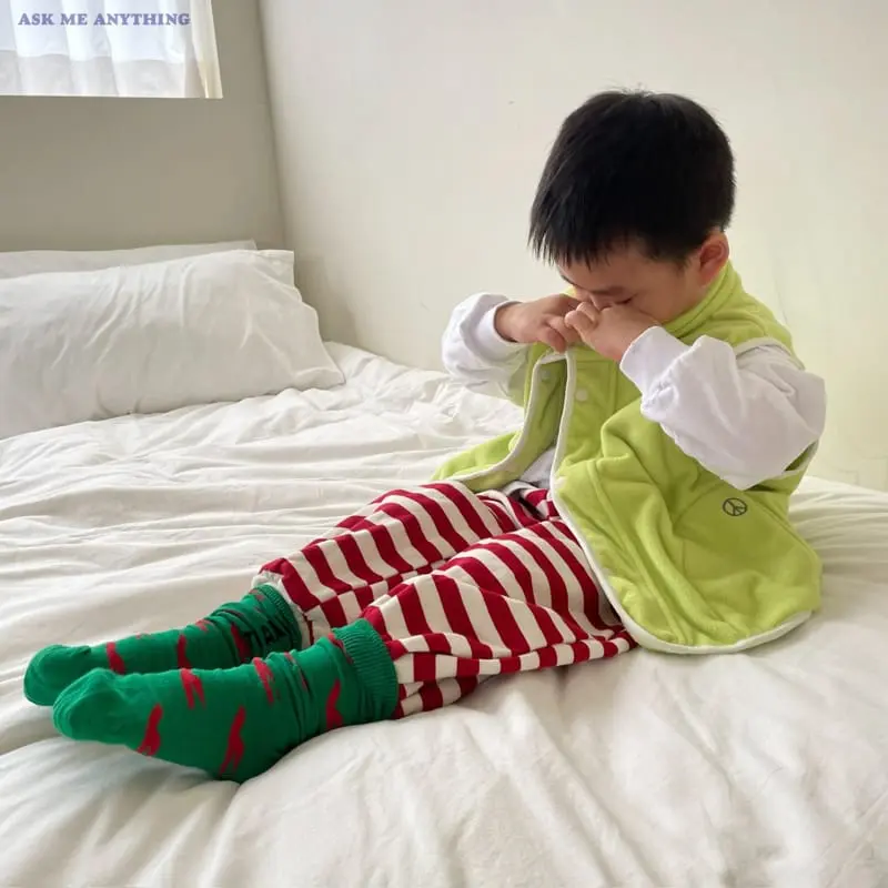 Ask Me Anything - Korean Children Fashion - #kidzfashiontrend - ST Berry Fleece Pants - 6