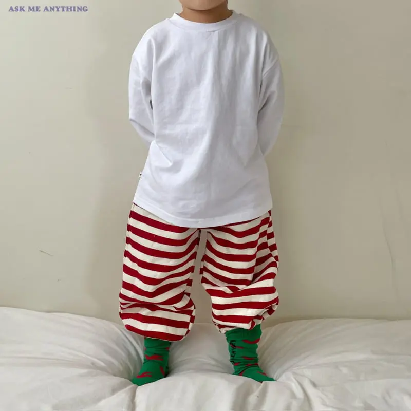 Ask Me Anything - Korean Children Fashion - #magicofchildhood - ST Berry Fleece Pants - 9