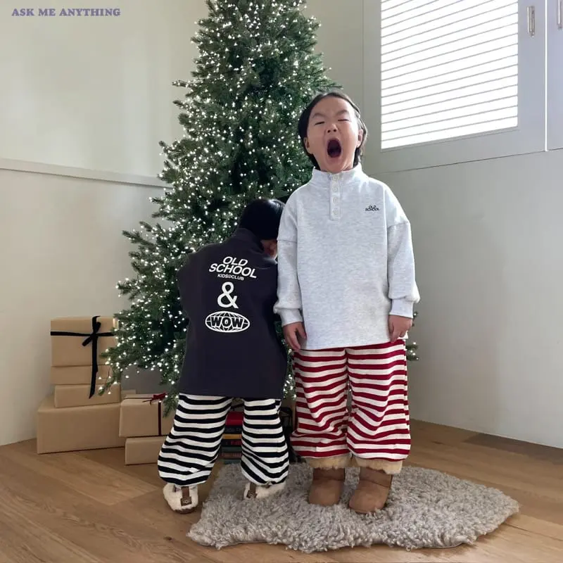 Ask Me Anything - Korean Children Fashion - #stylishchildhood - Old School Sweatshirt - 6