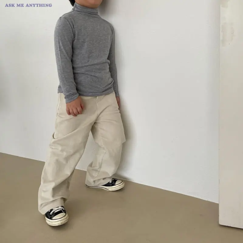 Ask Me Anything - Korean Children Fashion - #todddlerfashion - Angora Turtleneck Tee - 5