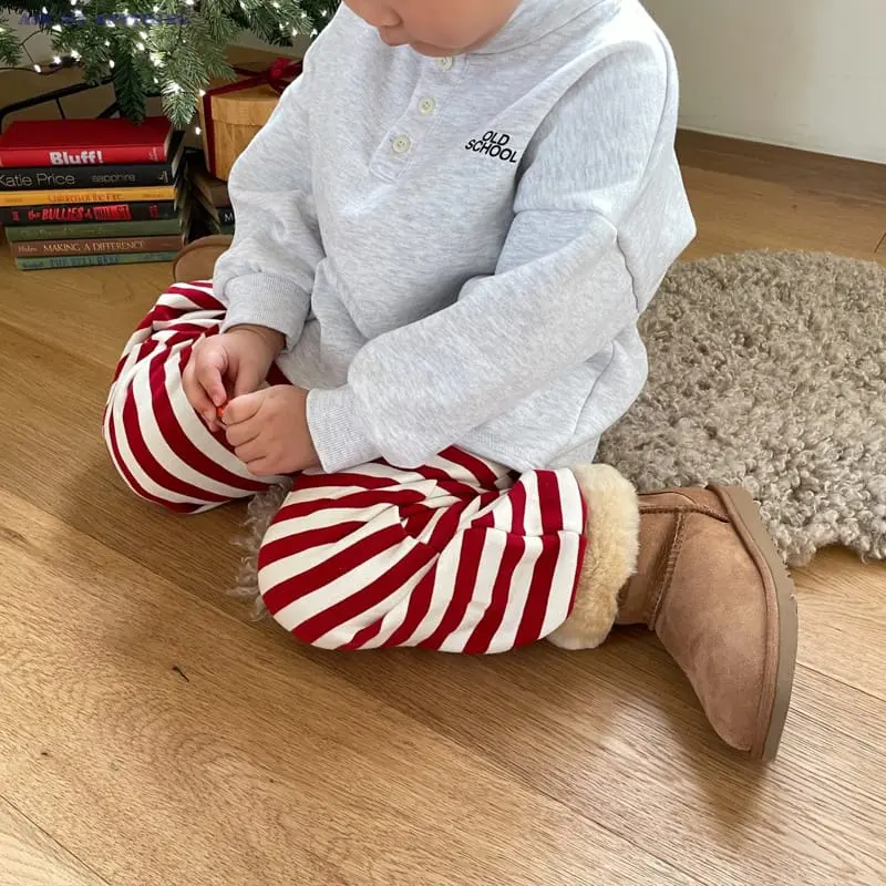 Ask Me Anything - Korean Children Fashion - #todddlerfashion - ST Berry Fleece Pants - 12