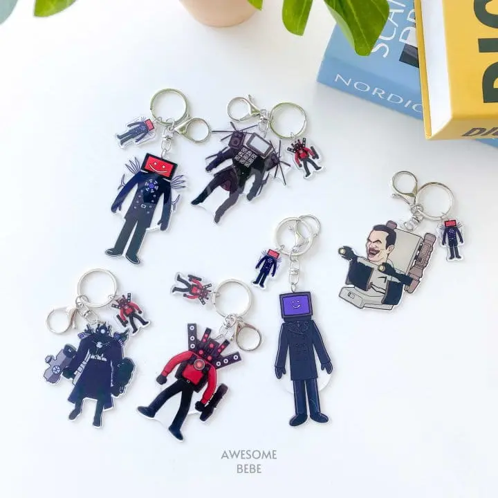 Awesome Bebe - Korean Children Fashion - #childofig - Skibibby Toilet Key Ring - 12
