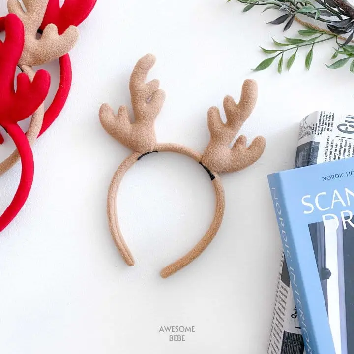 Awesome Bebe - Korean Children Fashion - #designkidswear - Mongsil Rudolph Hair Band