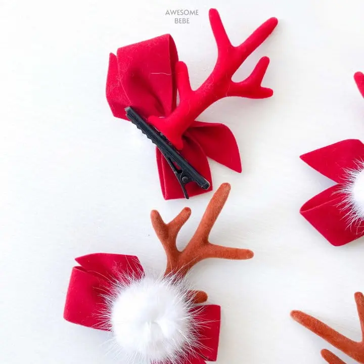 Awesome Bebe - Korean Children Fashion - #kidsshorts - Christmas Ribbon Bbul Hair Pin - 5