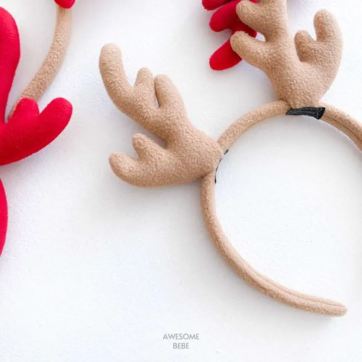 Awesome Bebe - Korean Children Fashion - #kidzfashiontrend - Mongsil Rudolph Hair Band - 6