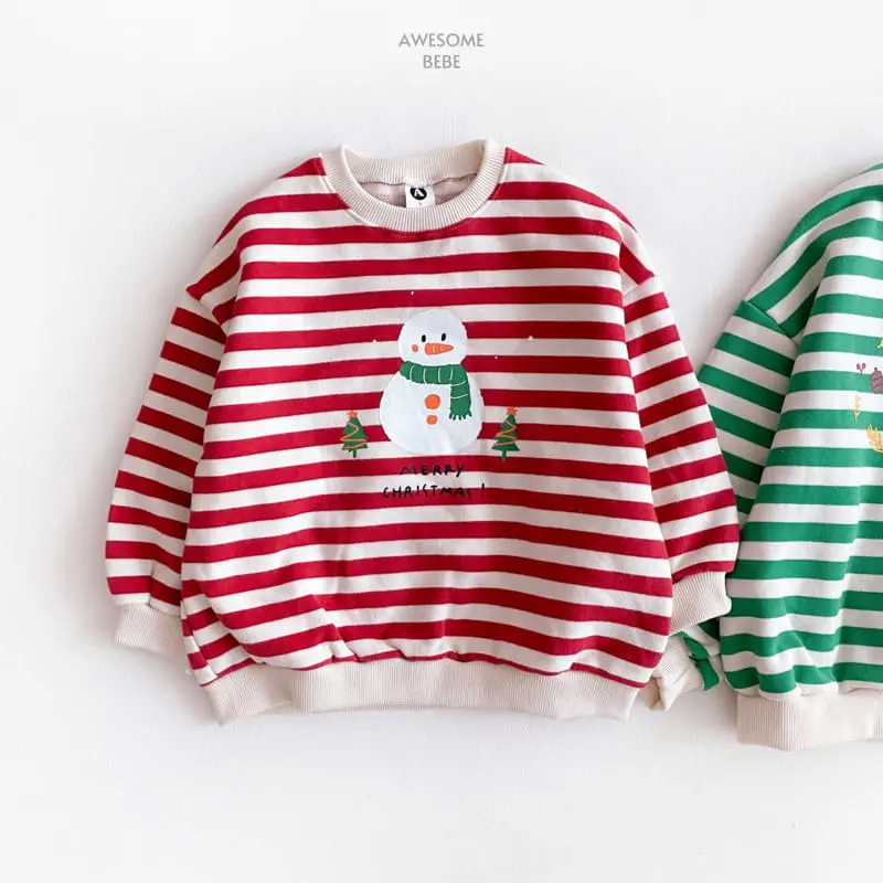 Awesome Bebe - Korean Children Fashion - #littlefashionista - ST Christmas Sweatshirt - 3
