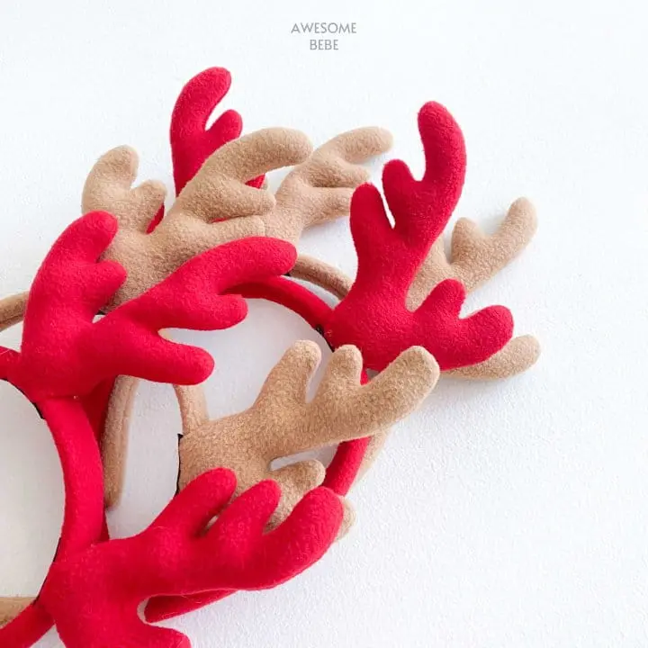 Awesome Bebe - Korean Children Fashion - #littlefashionista - Mongsil Rudolph Hair Band - 8