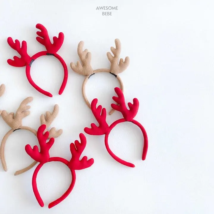 Awesome Bebe - Korean Children Fashion - #magicofchildhood - Mongsil Rudolph Hair Band - 9