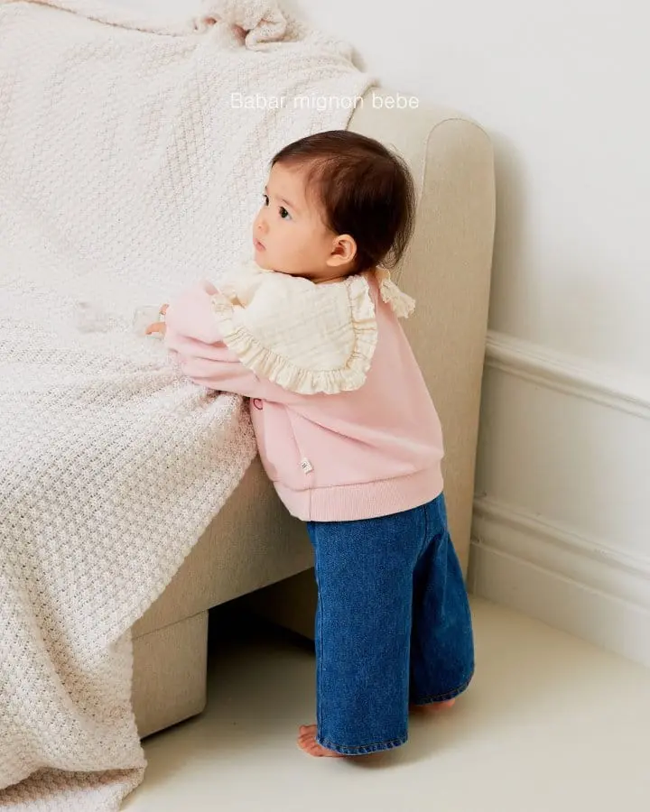Babar Mignon - Korean Baby Fashion - #babyfever - Bebe Bear Sweatshirt - 7
