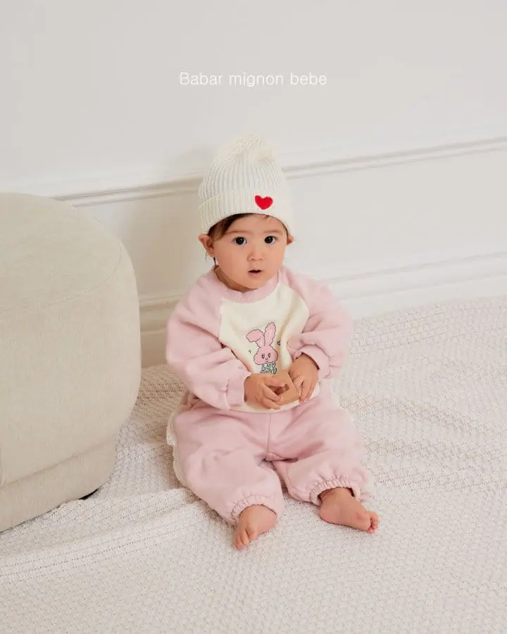 Babar Mignon - Korean Baby Fashion - #babyoninstagram - Bebe Rabbit Top Bottom Set - 9