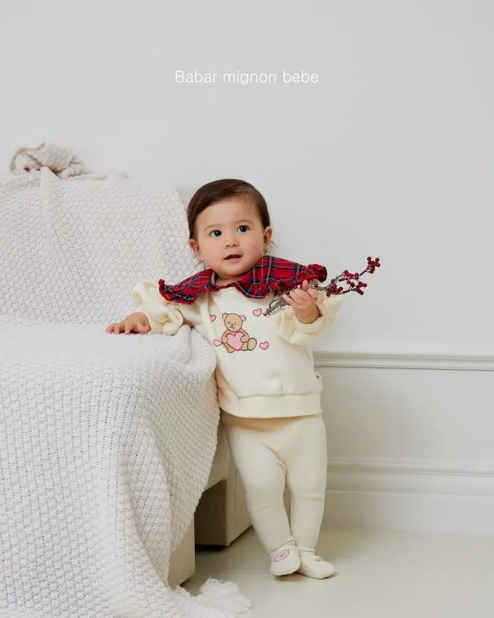Babar Mignon - Korean Baby Fashion - #babyootd - Bebe Bear Sweatshirt - 11