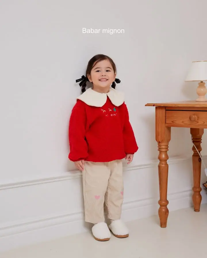 Babar Mignon - Korean Baby Fashion - #babyootd - Holliday Sweatshirt - 2
