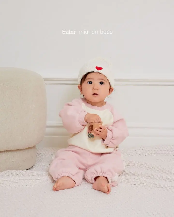 Babar Mignon - Korean Baby Fashion - #babyoutfit - Bebe Rabbit Top Bottom Set - 12