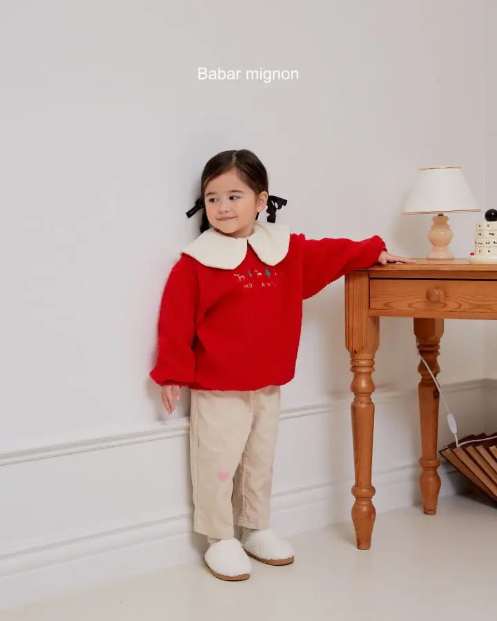 Babar Mignon - Korean Baby Fashion - #babyoutfit - Holliday Sweatshirt - 4