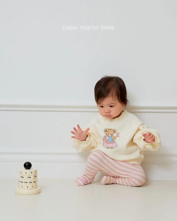 Babar Mignon - Korean Baby Fashion - #onlinebabyboutique - Bebe Kitchen Sweatshirt - 3