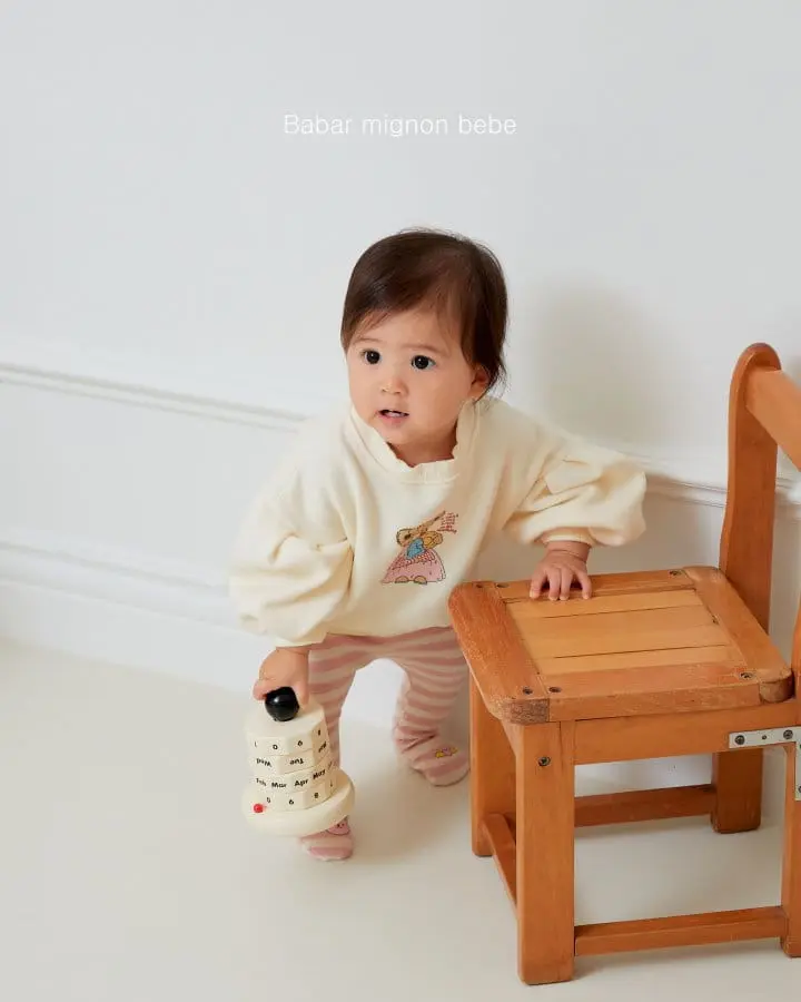 Babar Mignon - Korean Baby Fashion - #onlinebabyboutique - Bebe Kitchen Sweatshirt - 4